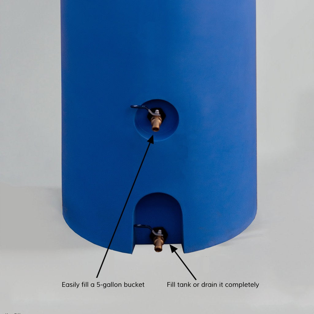 260 Gallon Emergency Water Storage Tank (Blue) Sure Water LLC