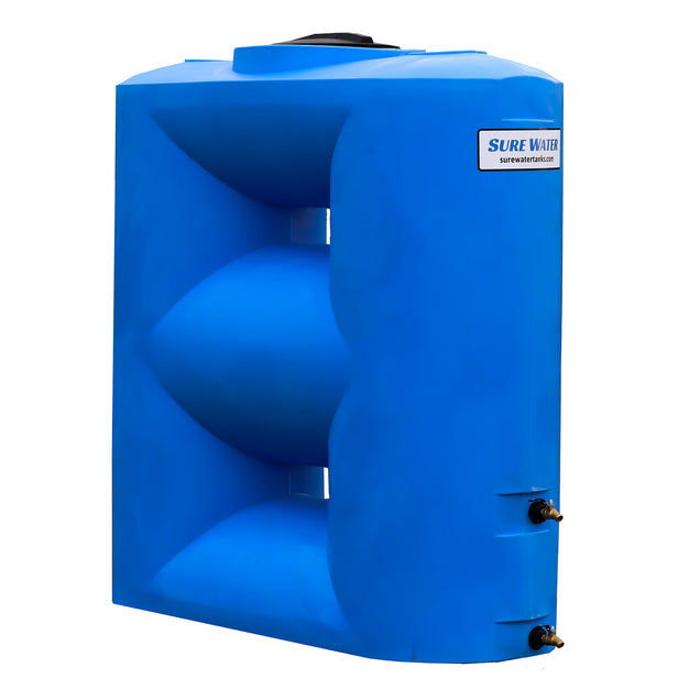 500 Gallon Doorway Emergency Water Storage Tank (Blue) - Sure Water